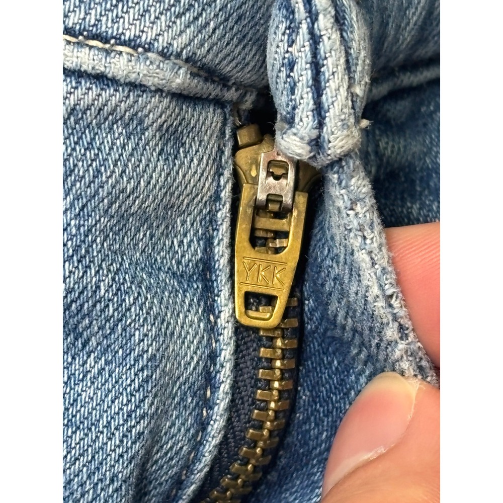 Mother The Rambler Cargo Ankle Jeans Riding The Cliffside Blue Wide Leg 25X28 - Picture 3 of 16